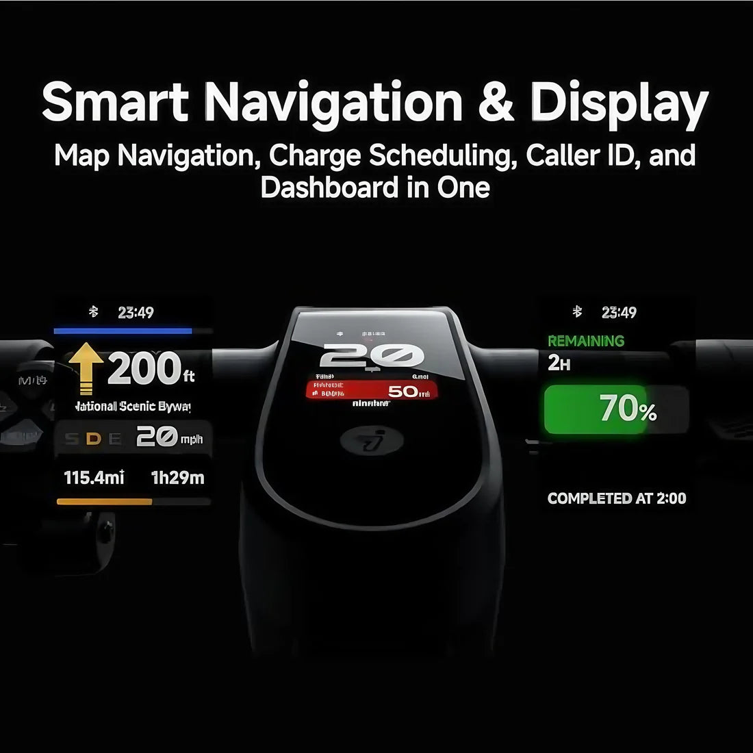 G3 Smart Electric Scooter | 50-Mile Range, 28mph, Dual Suspension, Fast Charge & Self-Sealing Tires