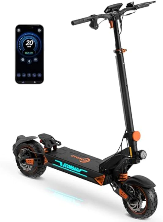 ET8 High-Performance Electric Scooter | 32MPH, 50mi Range, 1000W Motor & Color Display