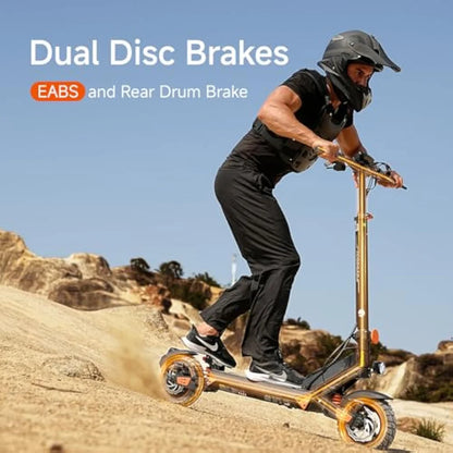 ET8 High-Performance Electric Scooter | 32MPH, 50mi Range, 1000W Motor & Color Display