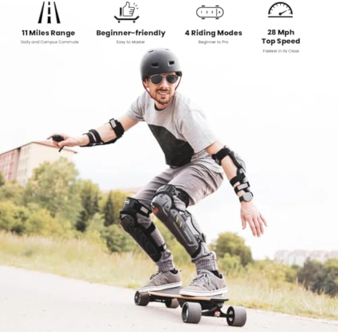 Meepo Campus V5 / Envy E-Skateboard | 29MPH, Remote Control & Compact Portable Design
