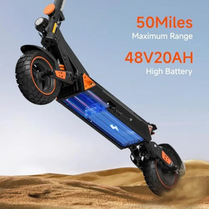 ET8 High-Performance Electric Scooter | 32MPH, 50mi Range, 1000W Motor & Color Display