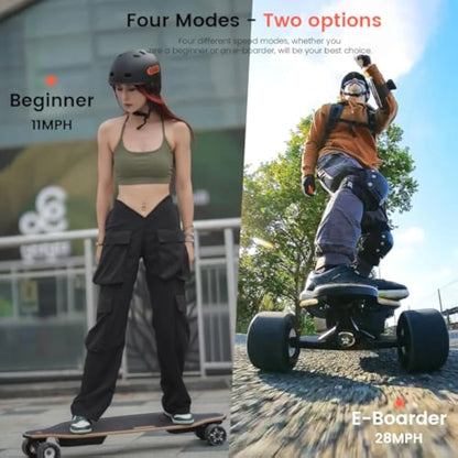 Meepo Campus V5 / Envy E-Skateboard | 29MPH, Remote Control & Compact Portable Design