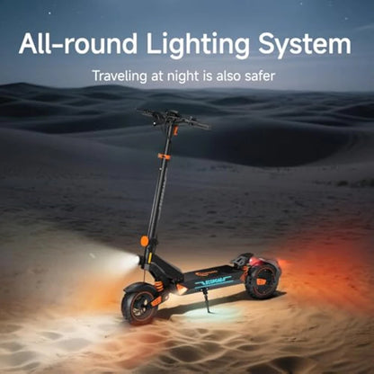 ET8 High-Performance Electric Scooter | 32MPH, 50mi Range, 1000W Motor & Color Display